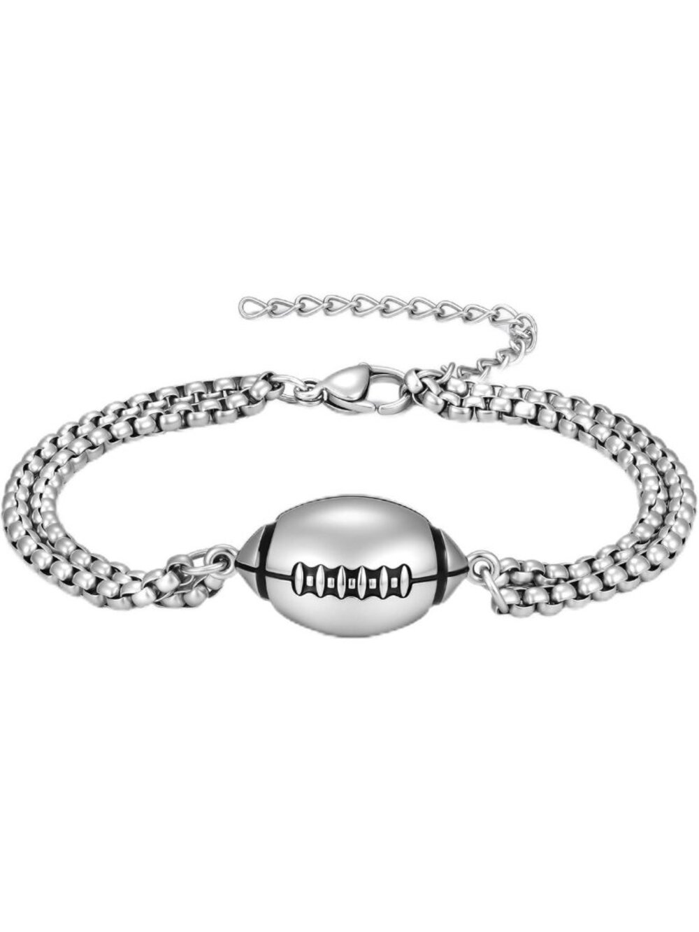 925 Sterling Silver Sports Bracelet - Perfect Gift for Athletes & Sports Lovers